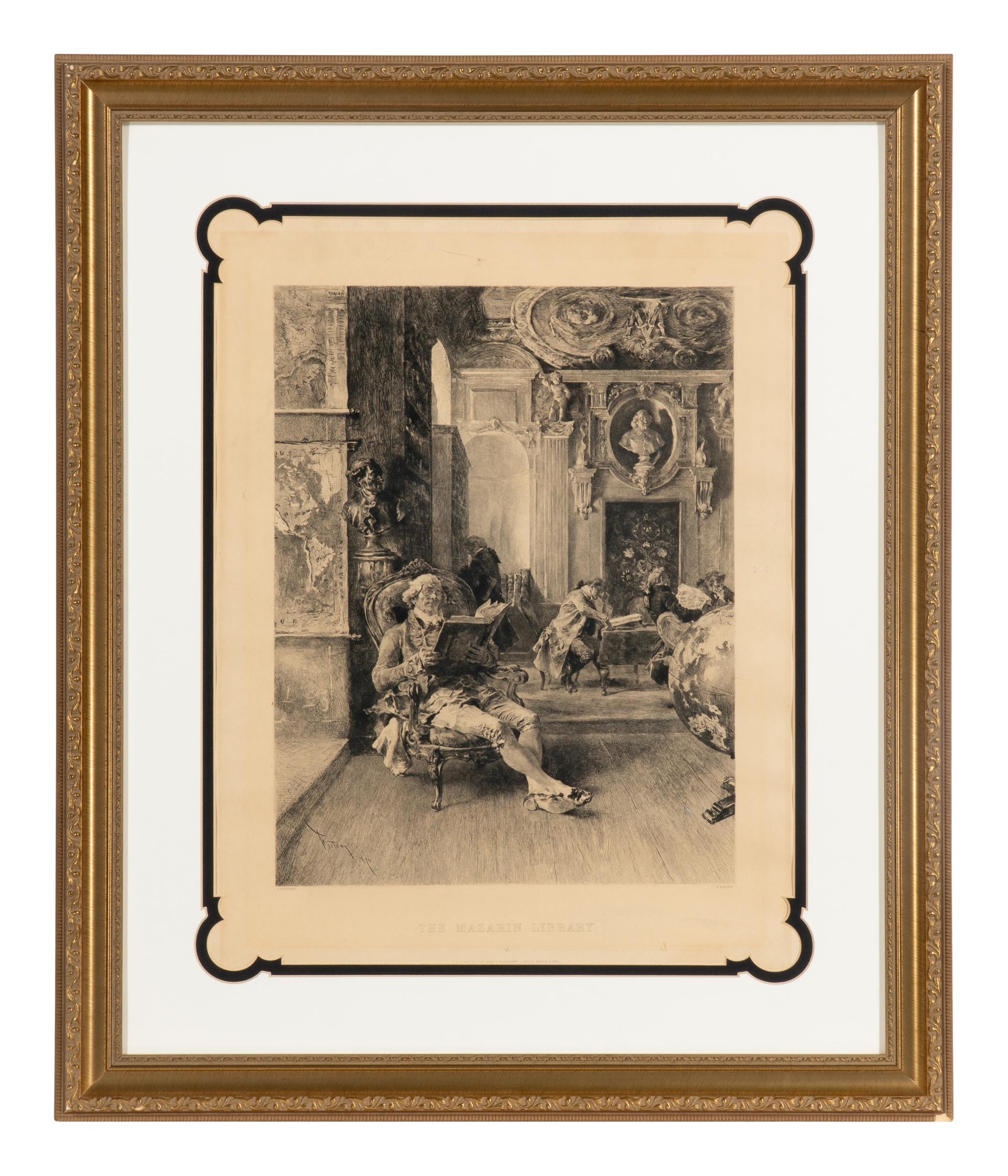 A Group of Framed Etchings and Lithographs