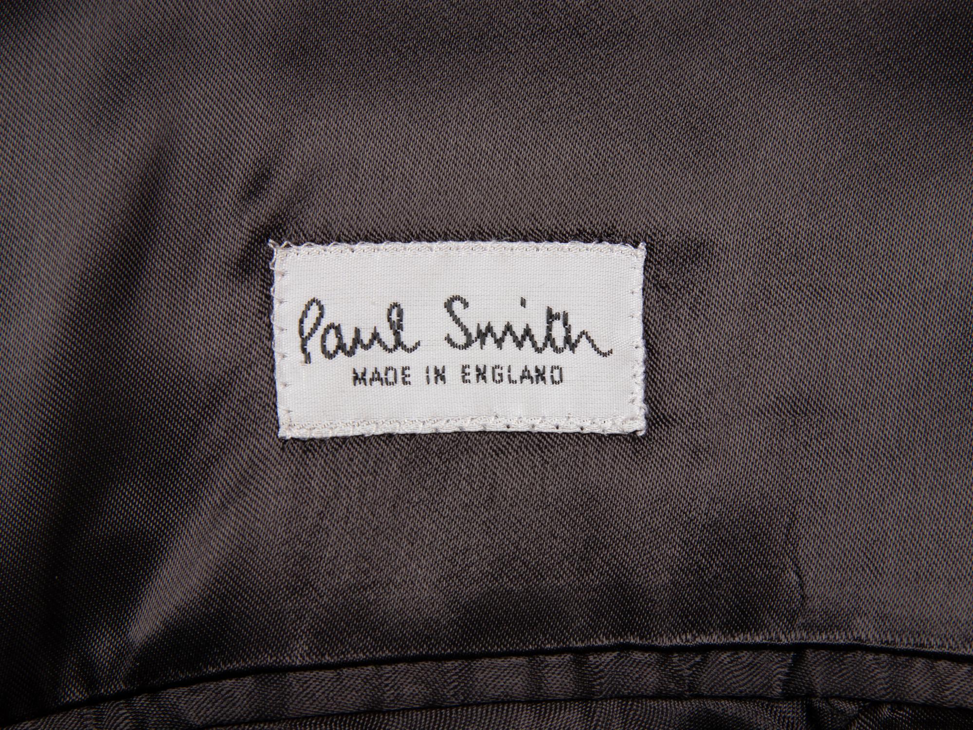 Paul Smith, Maroon Wool Coat