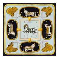 Hermès, Three Silk Scarves 90 & One Silk Scarf 65