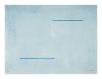 Equals and Blue Field (two prints from A Poem for Alexander ), 1972