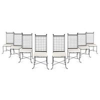 A Painted Metal Fifteen-Piece Garden Suite