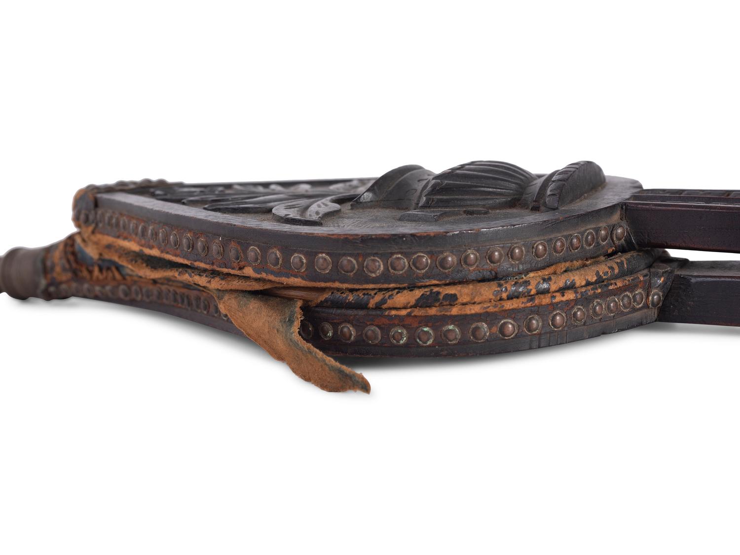 A Pair of Carved Wood Bellows