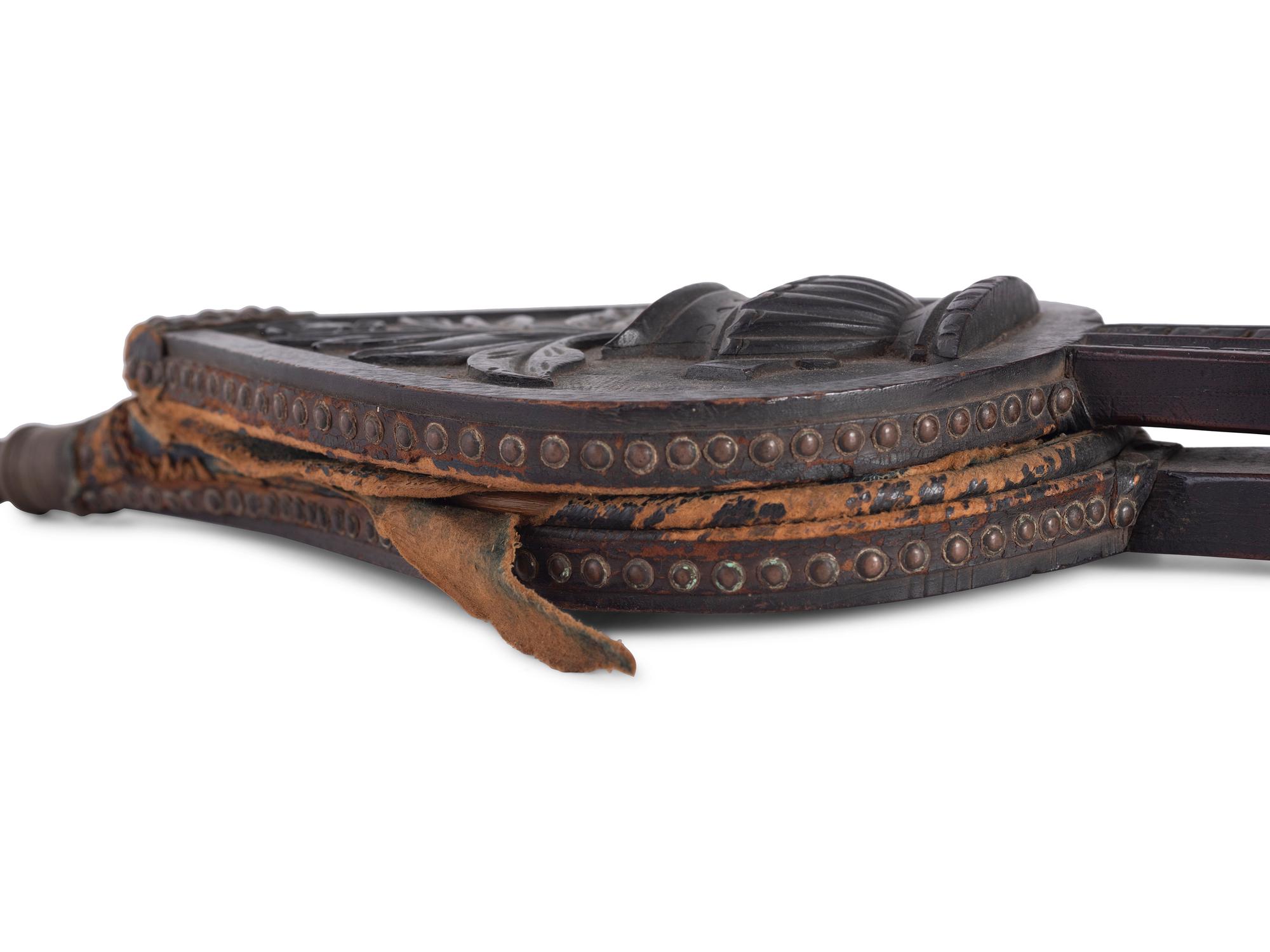 A Pair of Carved Wood Bellows