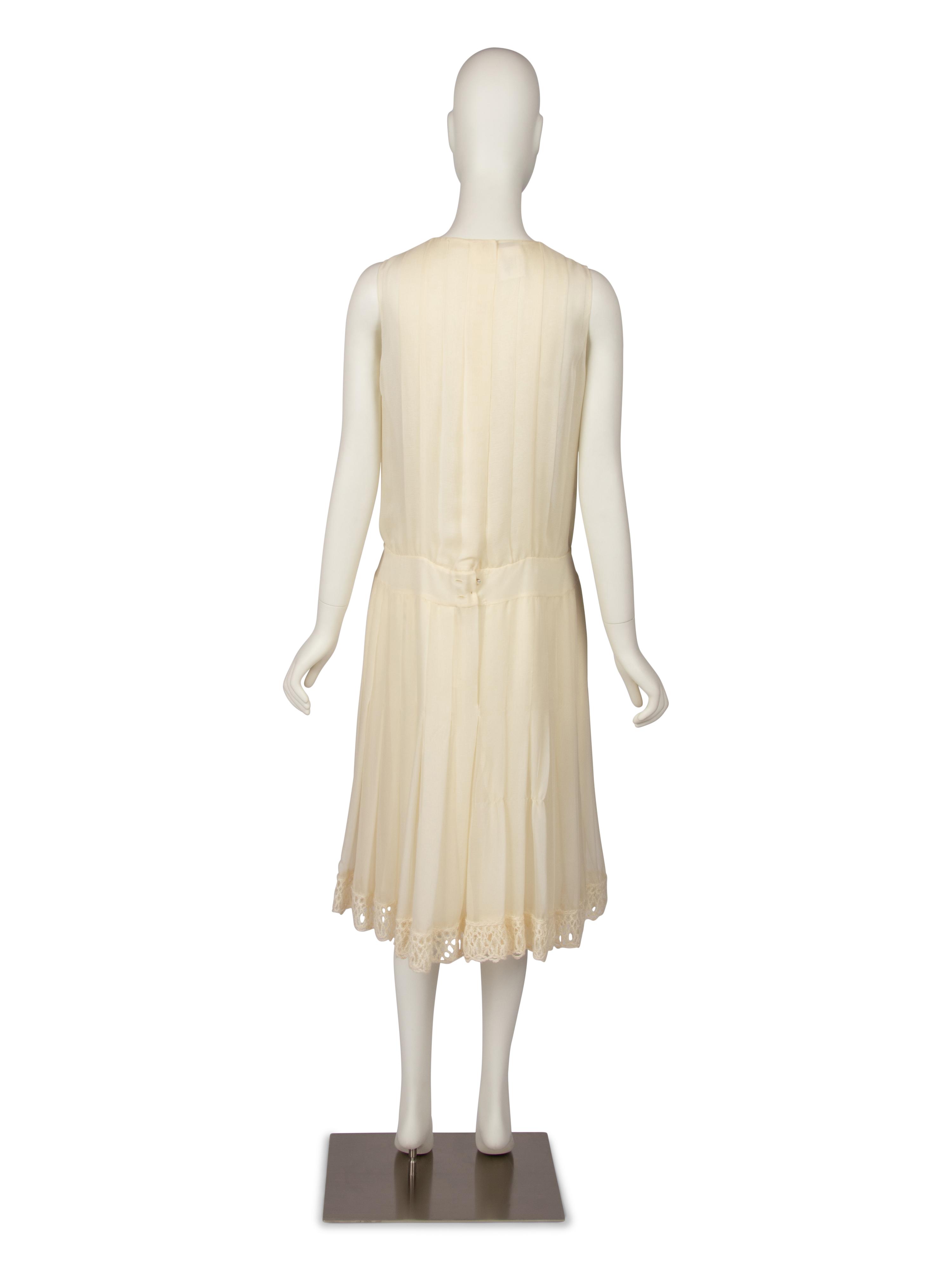 Chanel White Jacket and Dress Ensemble, Cruise 2006