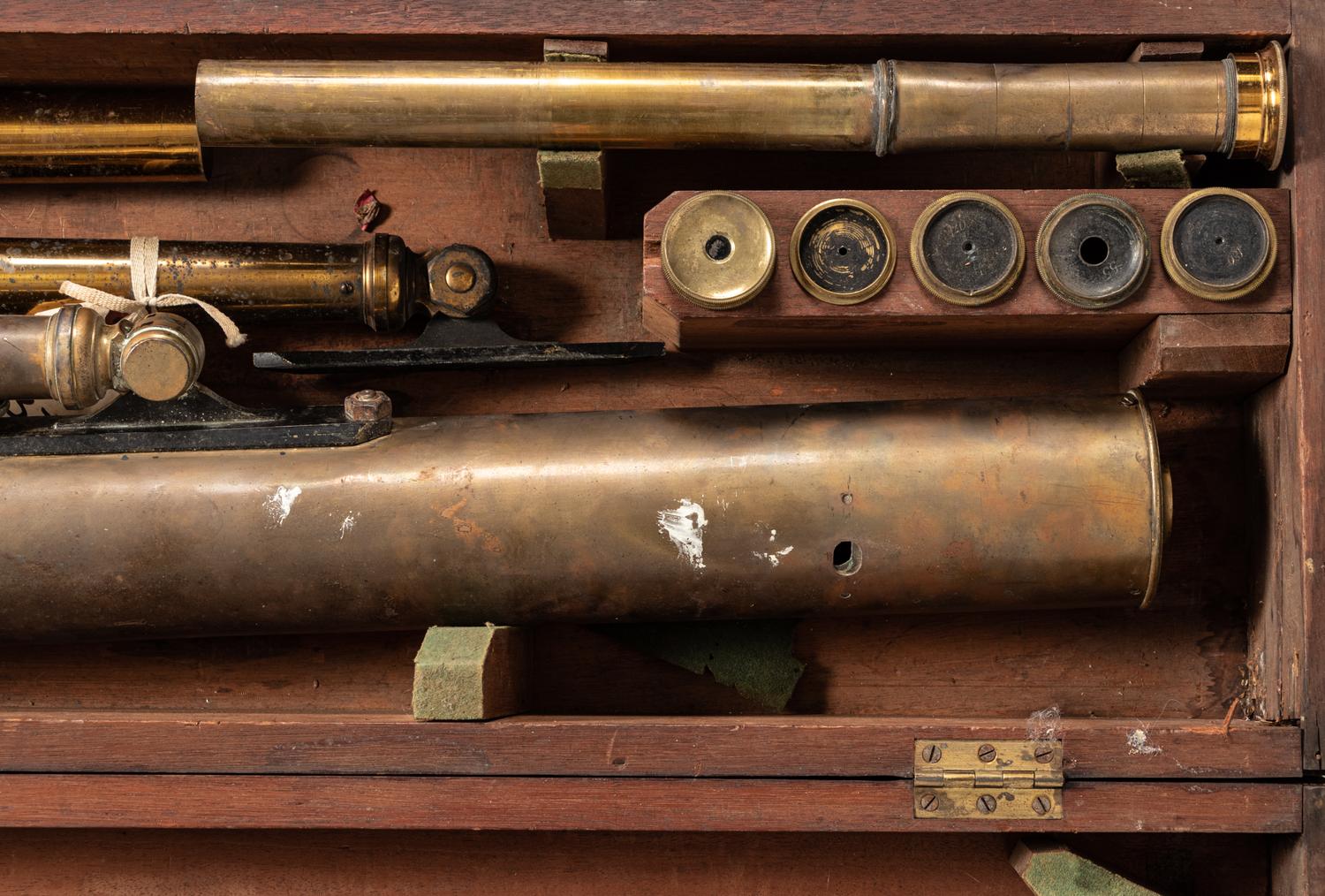 Two English Brass Astronomical Telescopes