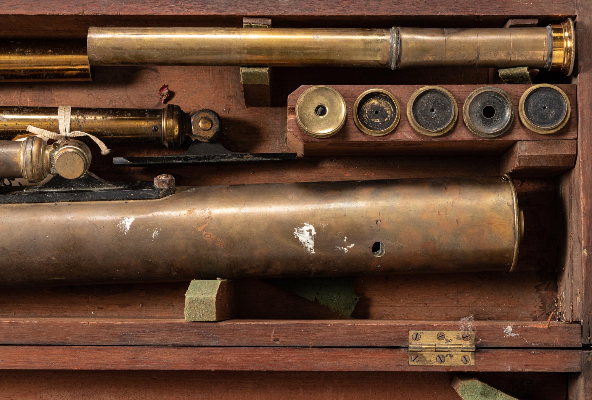 Two English Brass Astronomical Telescopes