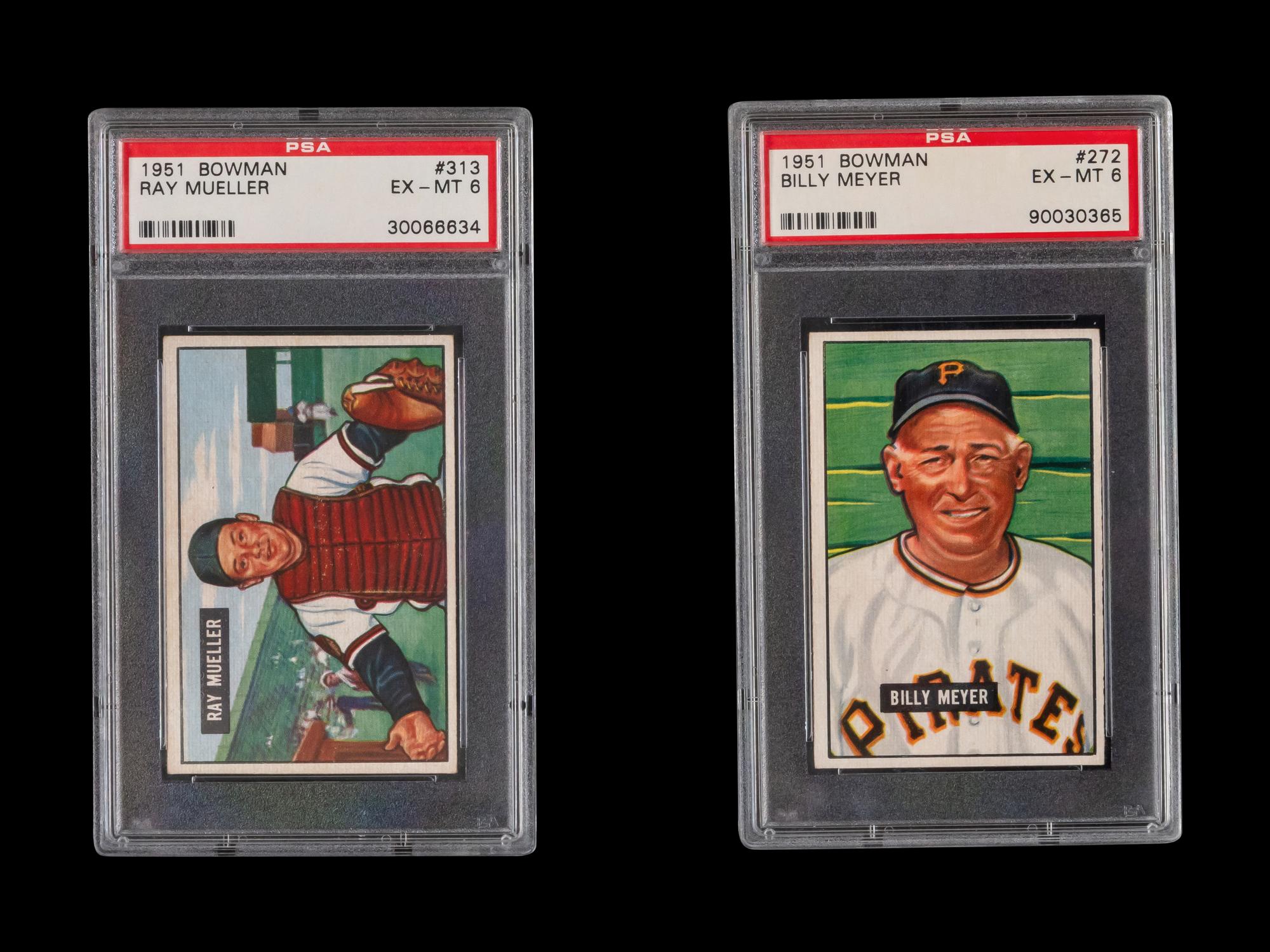 A Group of 173 1951 Bowman Baseball Cards