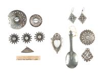 Collection of Eastern Style Trade Silver