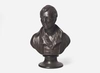 A Wedgwood Black Basalt Bust of Robert Burns, UK, early 19th century