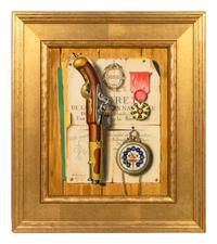 Tromp L'Oeil Still Life with Pistol