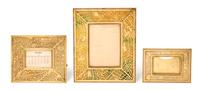Tiffany Studios, EARLY 20TH CENTURY, a group of three Pine Needle pattern frames (940, 941, 947)