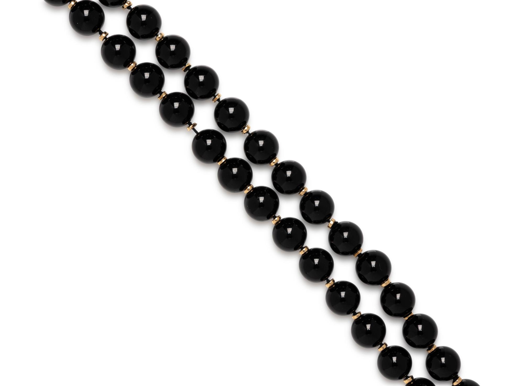 Two Bead Necklaces & Patricia Von Muslin Ear Clips