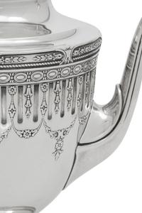 Two American Silver Coffee Pots