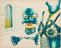 Ed Paschke, (American, 1939-2004), "Turds in Hell" Monastery