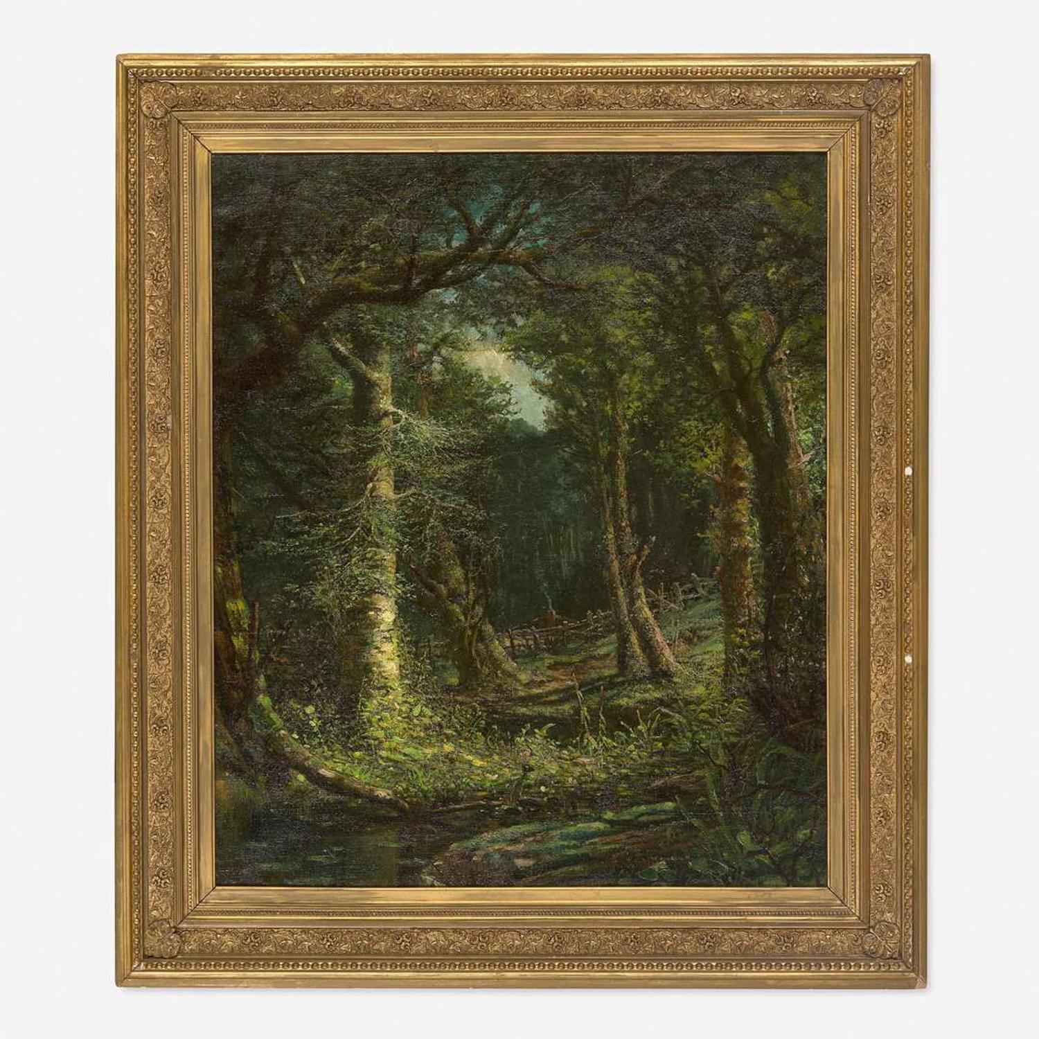 Robert B. Hopkin (American, 1832-1909) Through the Trees