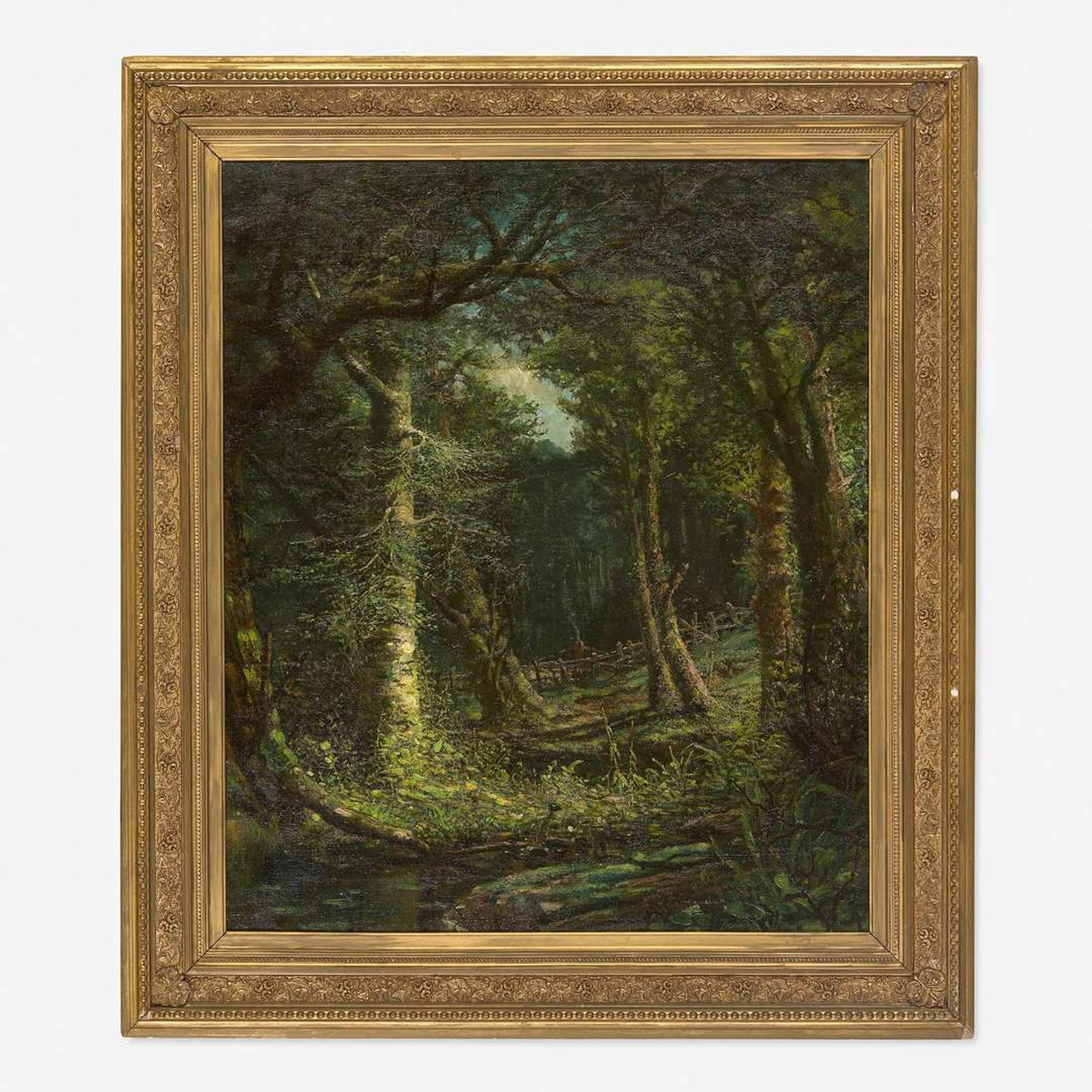 Robert B. Hopkin (American, 1832-1909) Through the Trees
