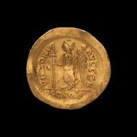 [ANCIENTS] BYZANTINE EMPIRE. Justinian I (c. 530 AD). Av Solidus (4.3g, 21mm)