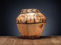 Walpi Polychrome Pottery Storage Jar