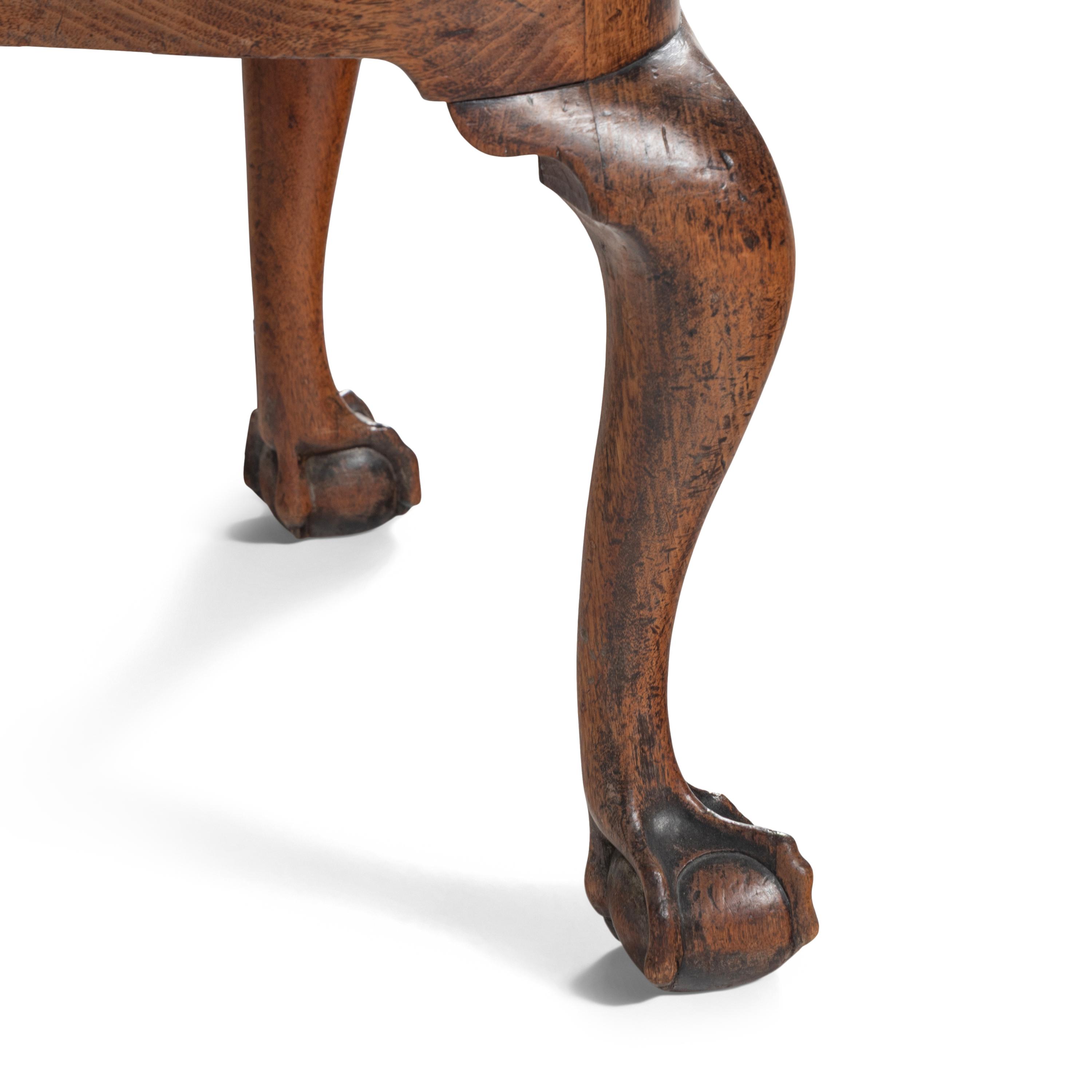 A Pair of George II Walnut Side Chairs