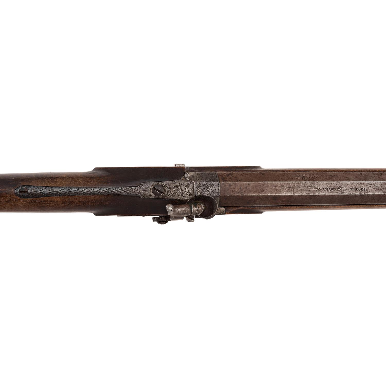 Shortened J&S Hawken Percussion Plains Rifle
