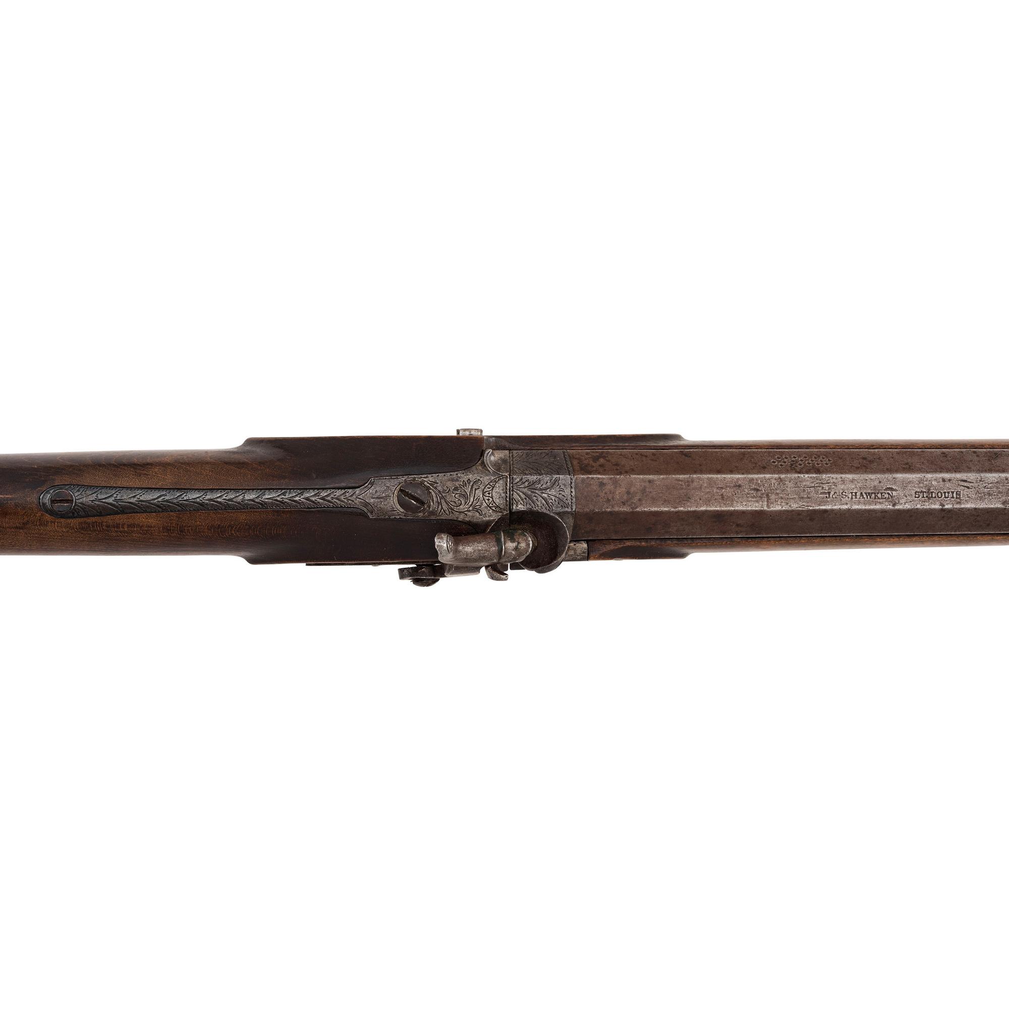 Shortened J&S Hawken Percussion Plains Rifle