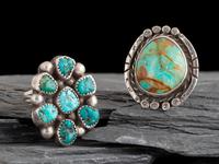 Navajo Silver and Turquoise Rings