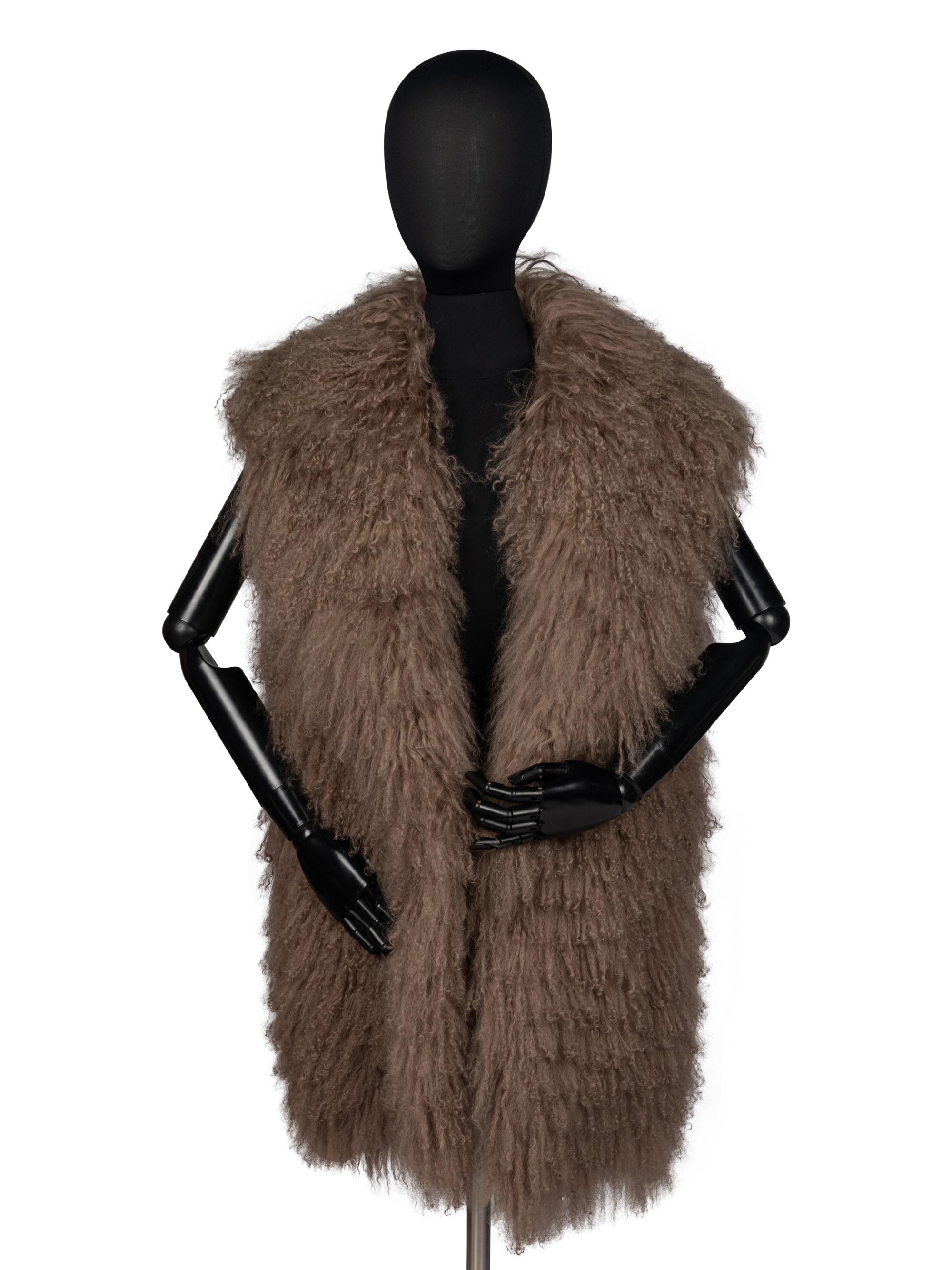 Ralph Lauren Purple Label Lamb Fur Vest