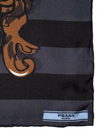 Three Designer Scarves: Two Hermès, One Prada