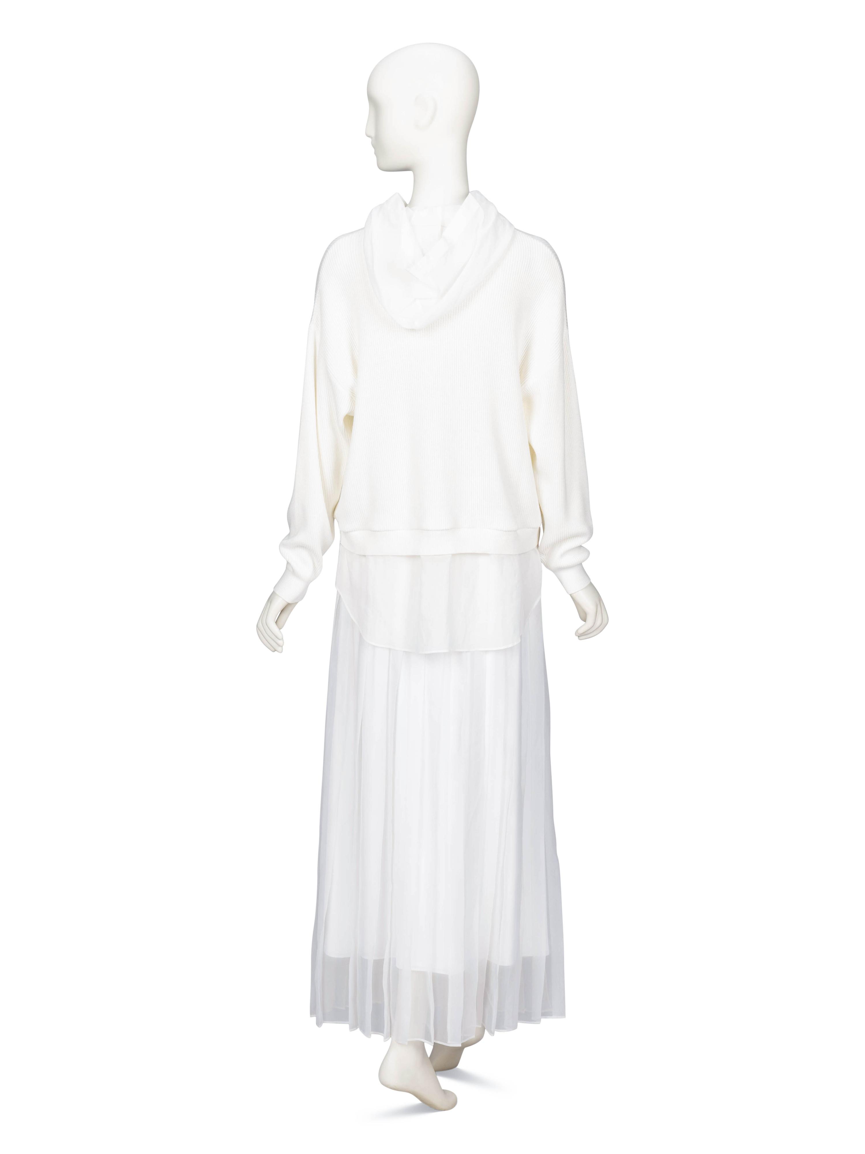 Brunello Cucinelli, Sweater & Skirt Ensemble