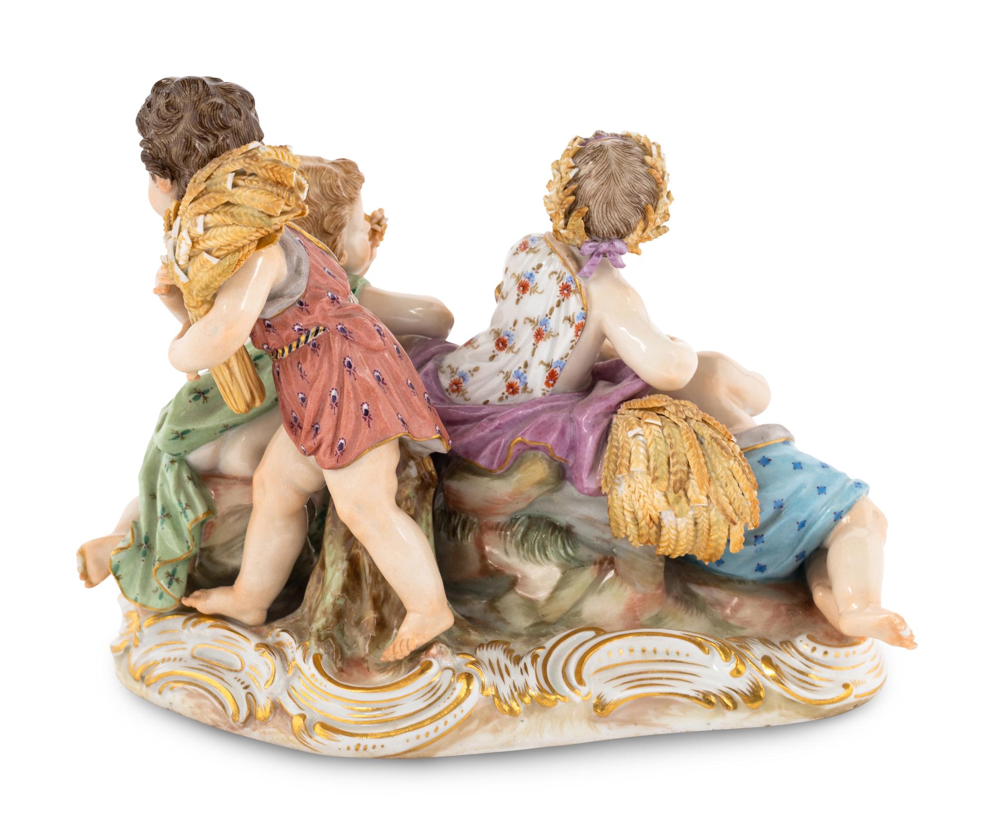 A Meissen Porcelain Figural Group