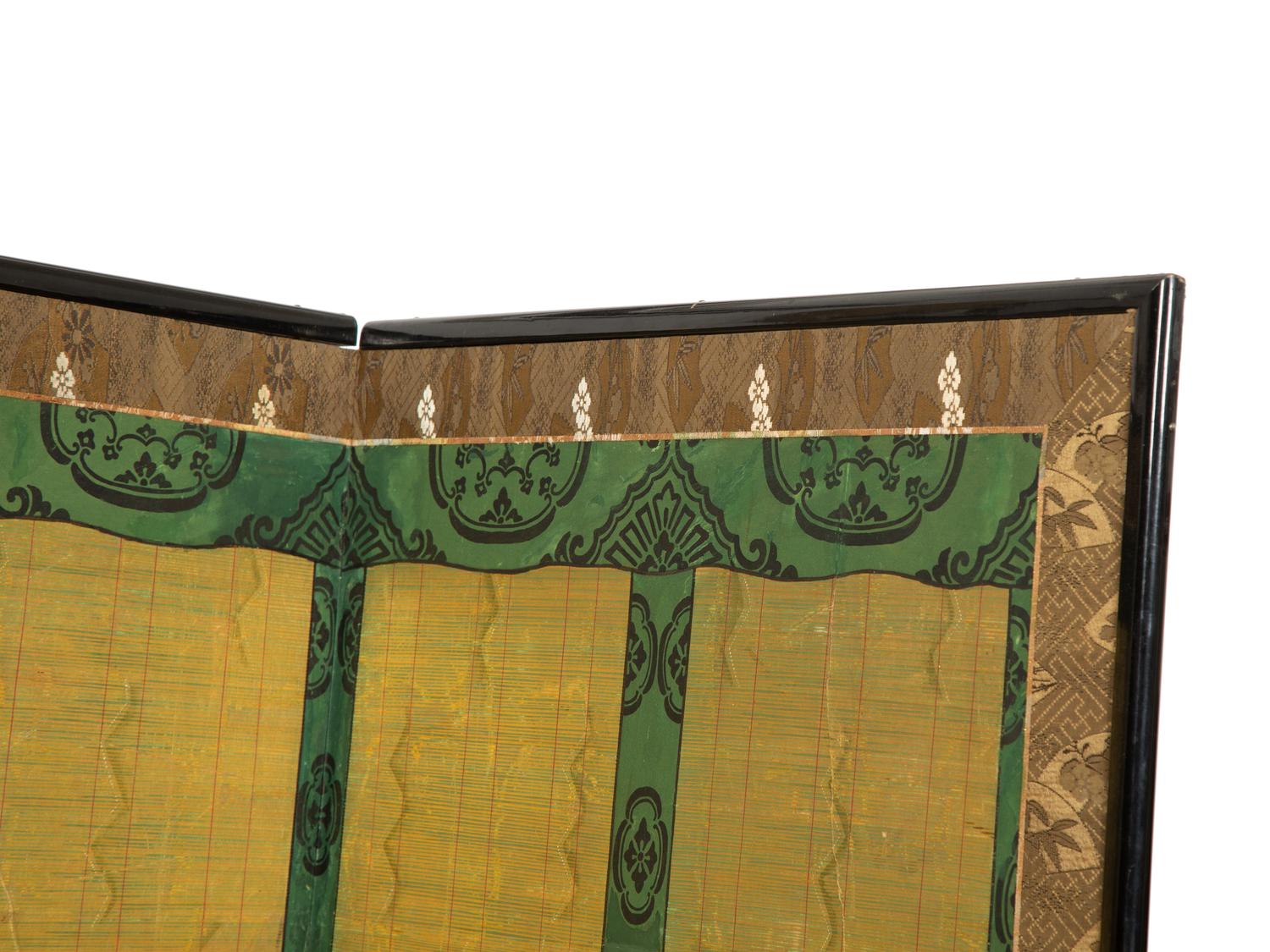 A Japanese Six Panel Floor Screen