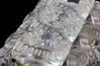 A Molded Glass Seville Sconce, Attributed to Lalique