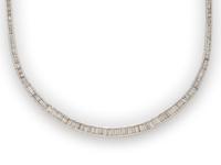 PLATINUM AND DIAMOND NECKLACE