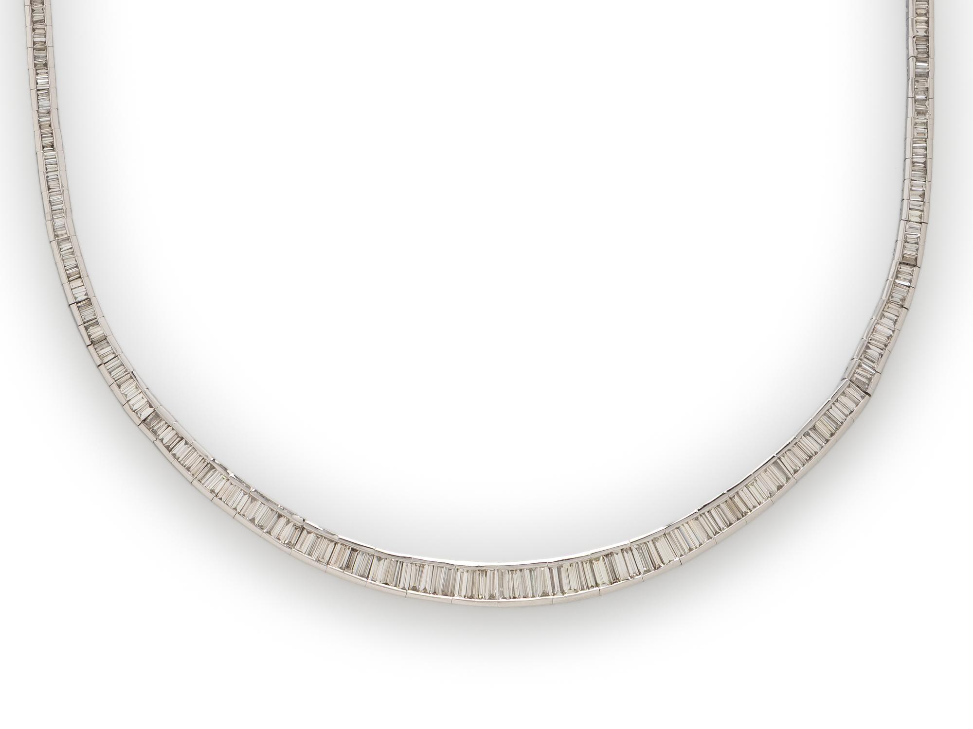 PLATINUM AND DIAMOND NECKLACE