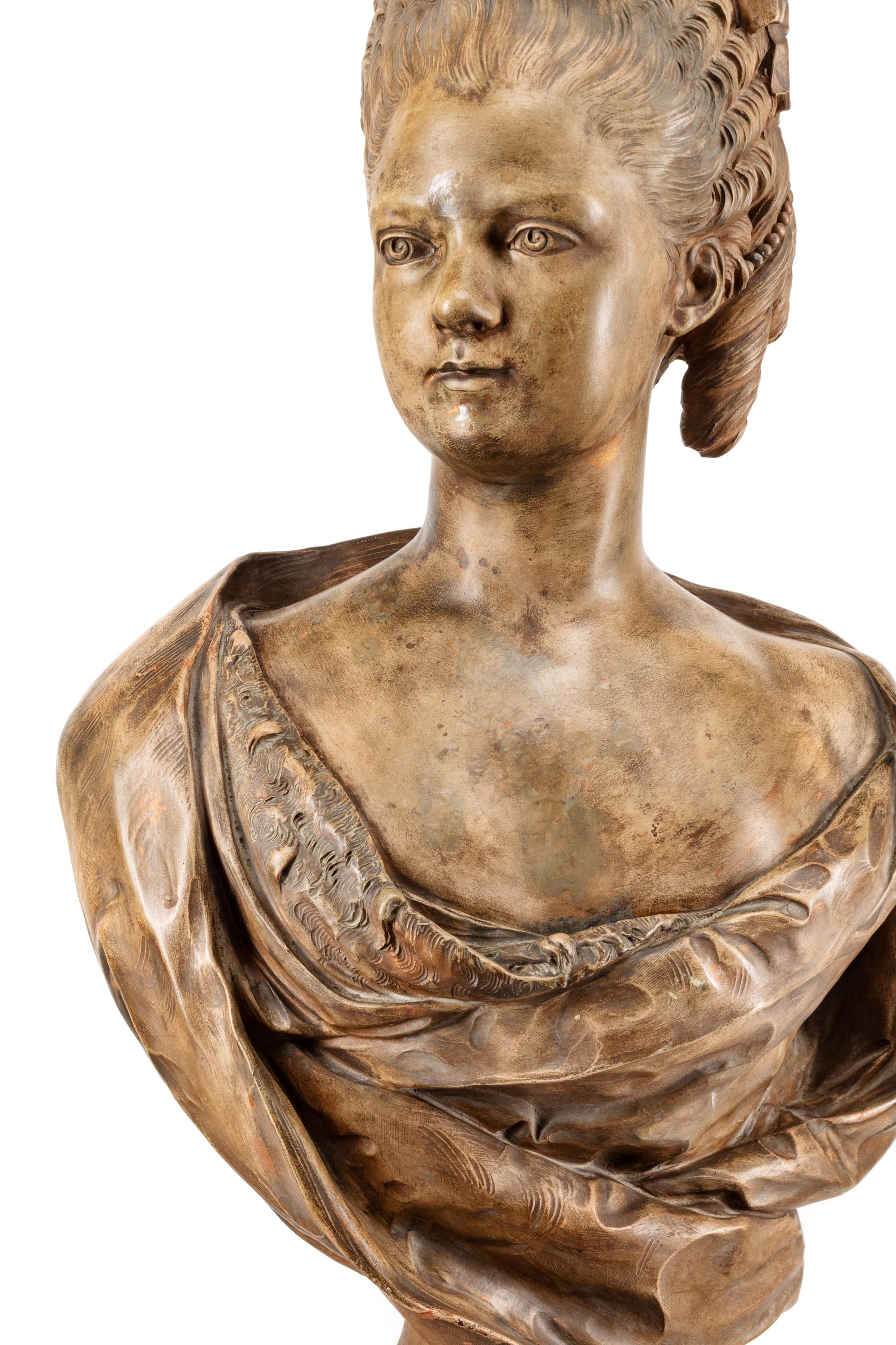 A French Terra Cotta Bust
