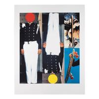 John Balderssari (American, 1931-2020) — Two Erect Figures/Two Skateboards , 1995
