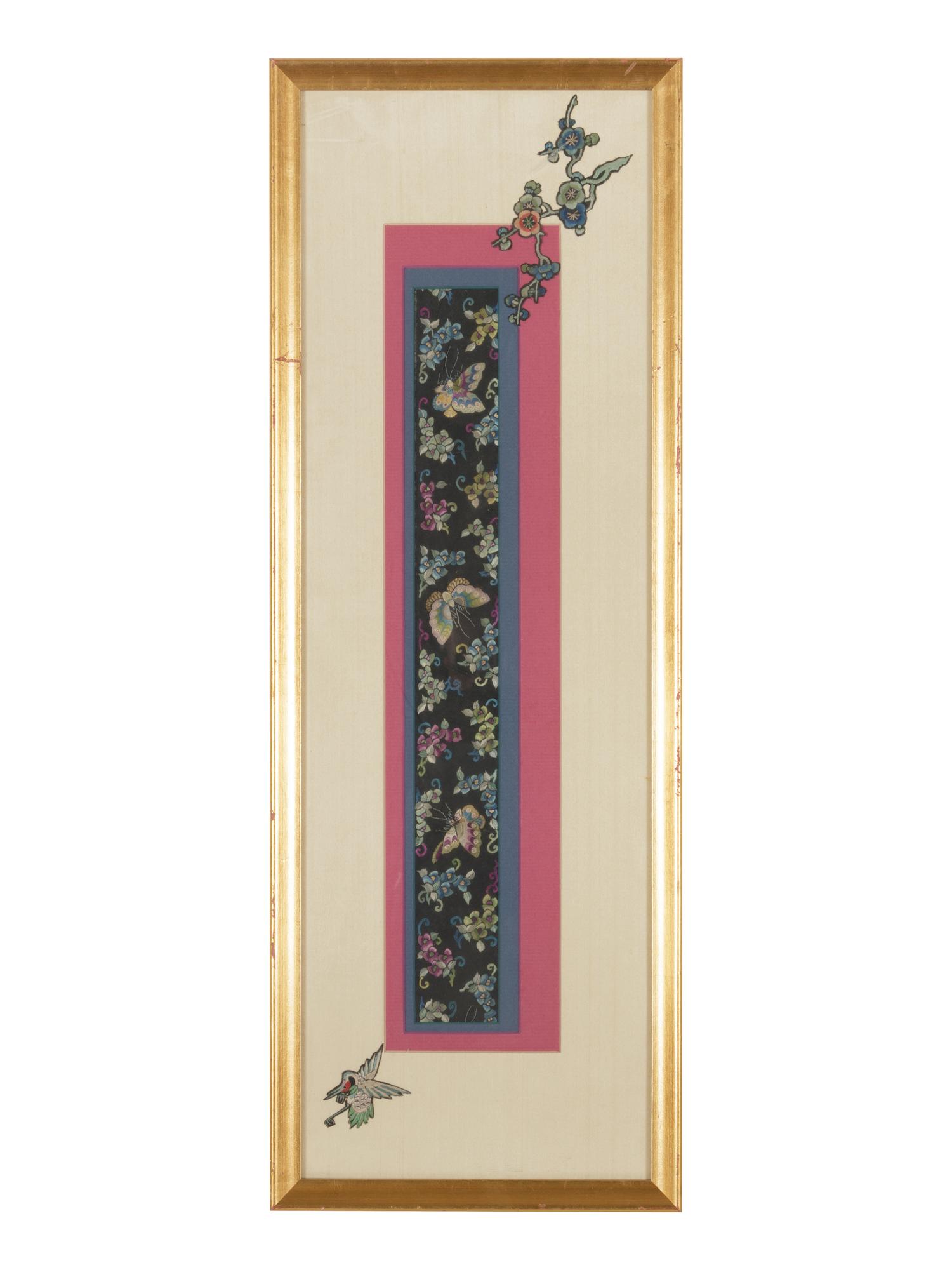 10 Chinese Embroidered and Woven Silk Articles