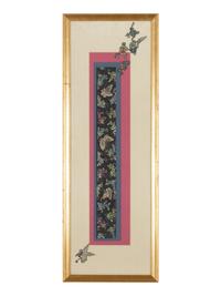 10 Chinese Embroidered and Woven Silk Articles