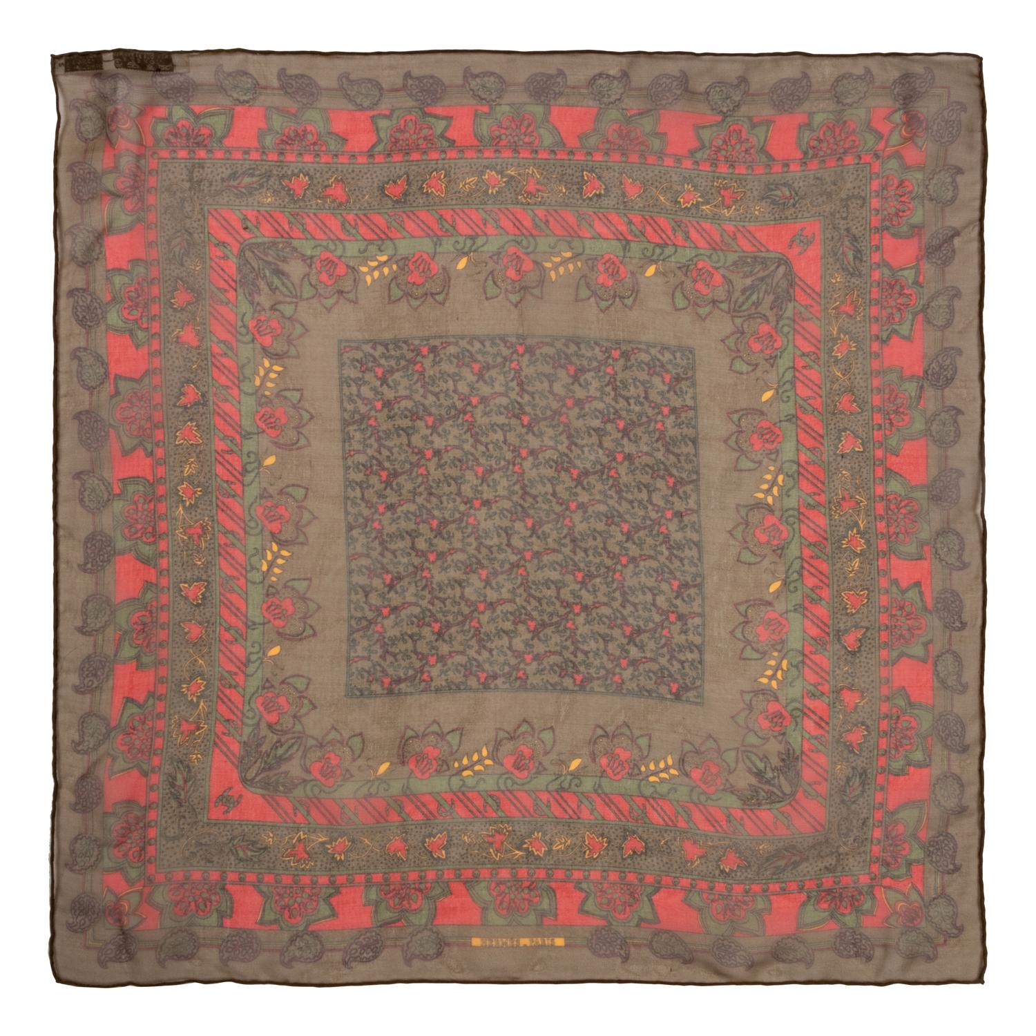 Six Hermès 16in Silk Handkerchiefs