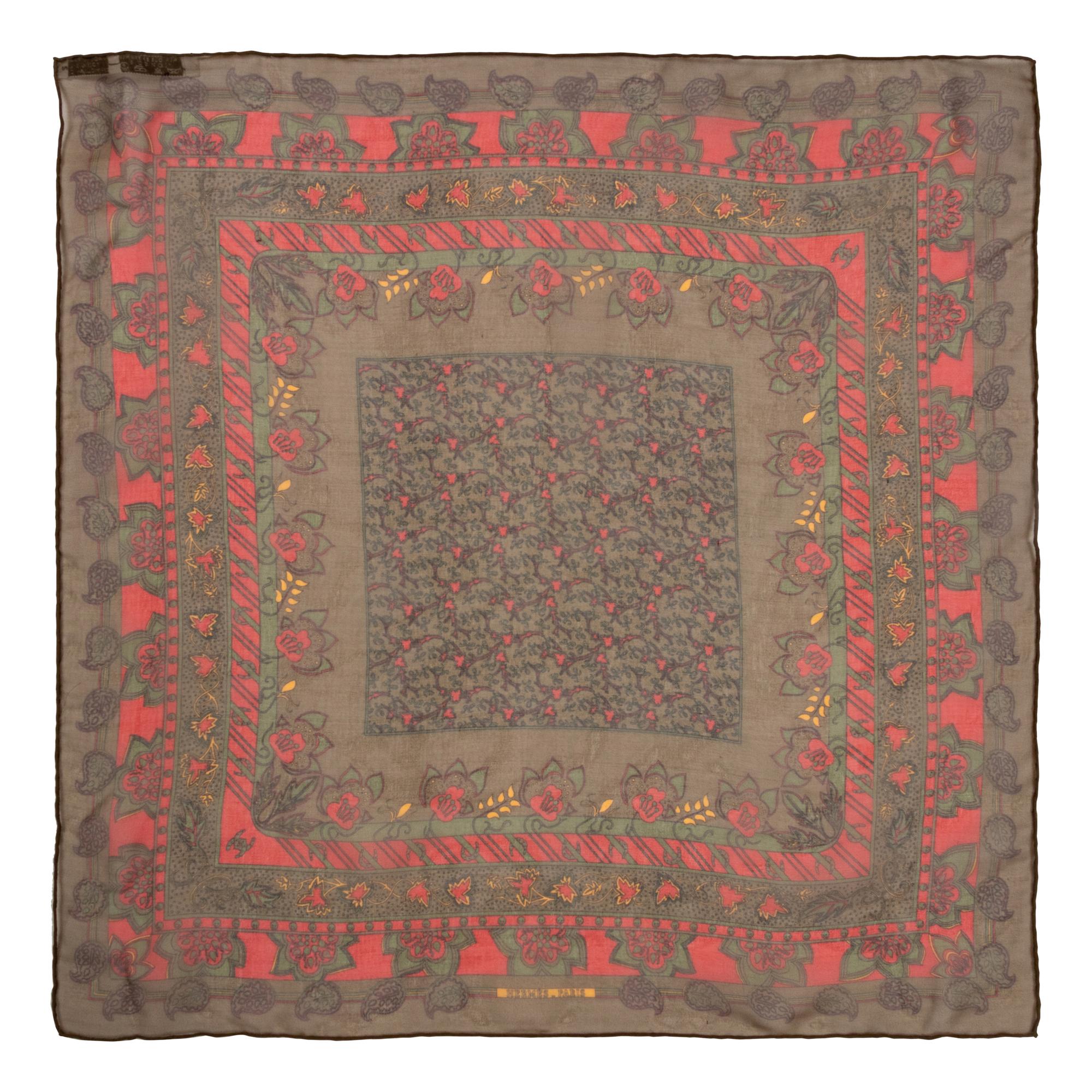 Six Hermès 16in Silk Handkerchiefs