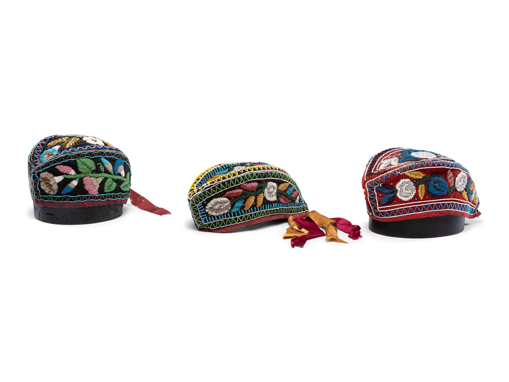 Haudenosaunee Beaded Glengarry Caps