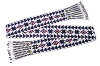 Great Lakes Area Fully Beaded Sash Length 82 inches — 19th Century