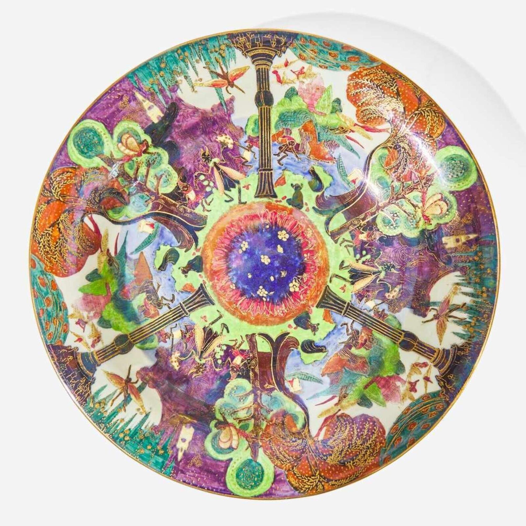 A Wedgwood 'Fairyland' Lustreware Charger
