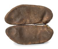 Northern Plains Beaded Hide Moccasins