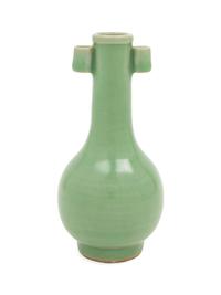 A Chinese Celadon Glazed Porcelain Vase