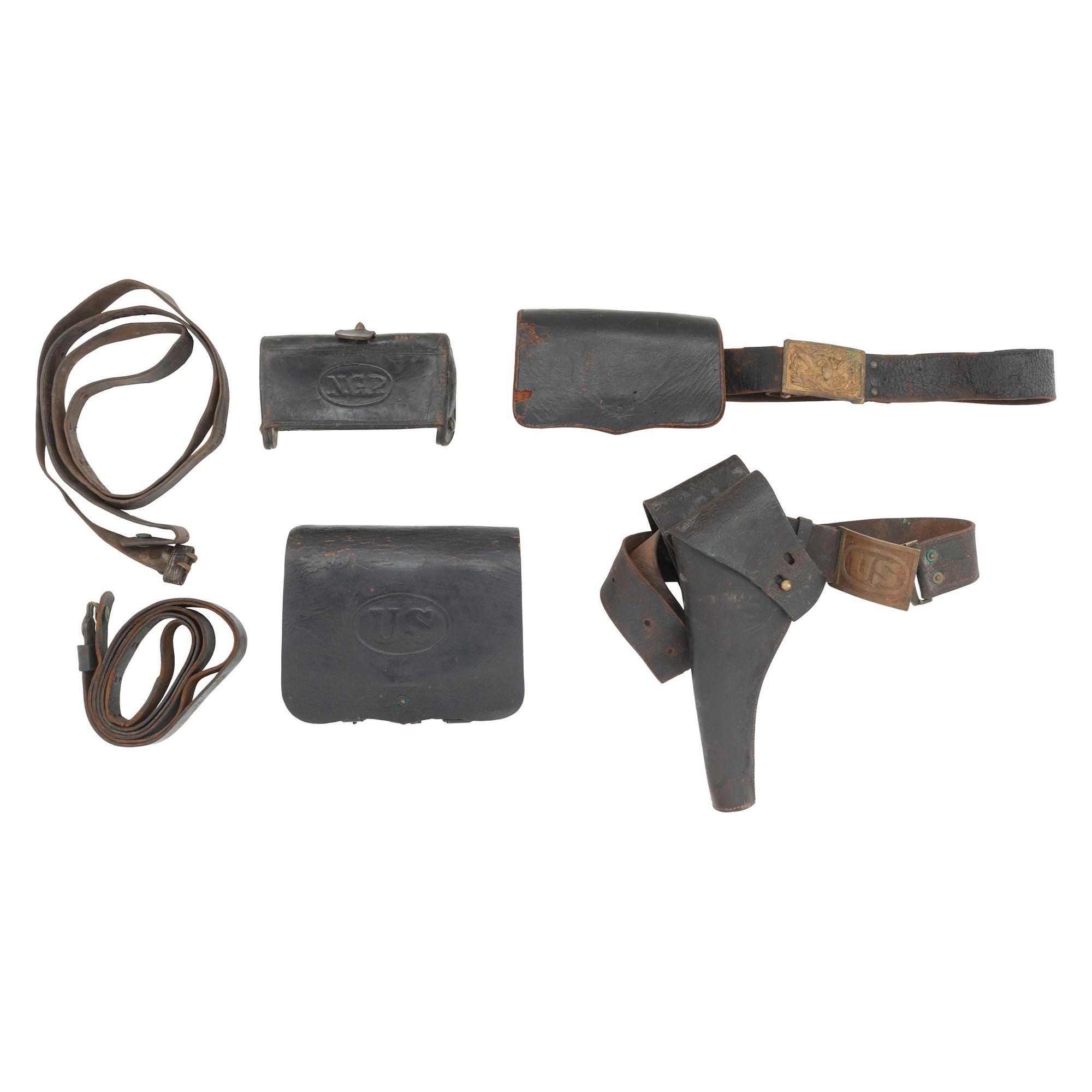 Group of 19th Century US Military Accoutrements