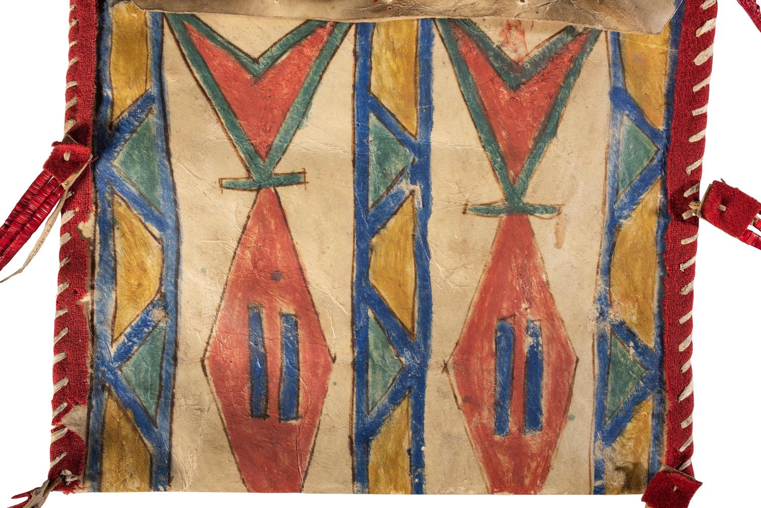 Sioux Painted Parfleche Envelope