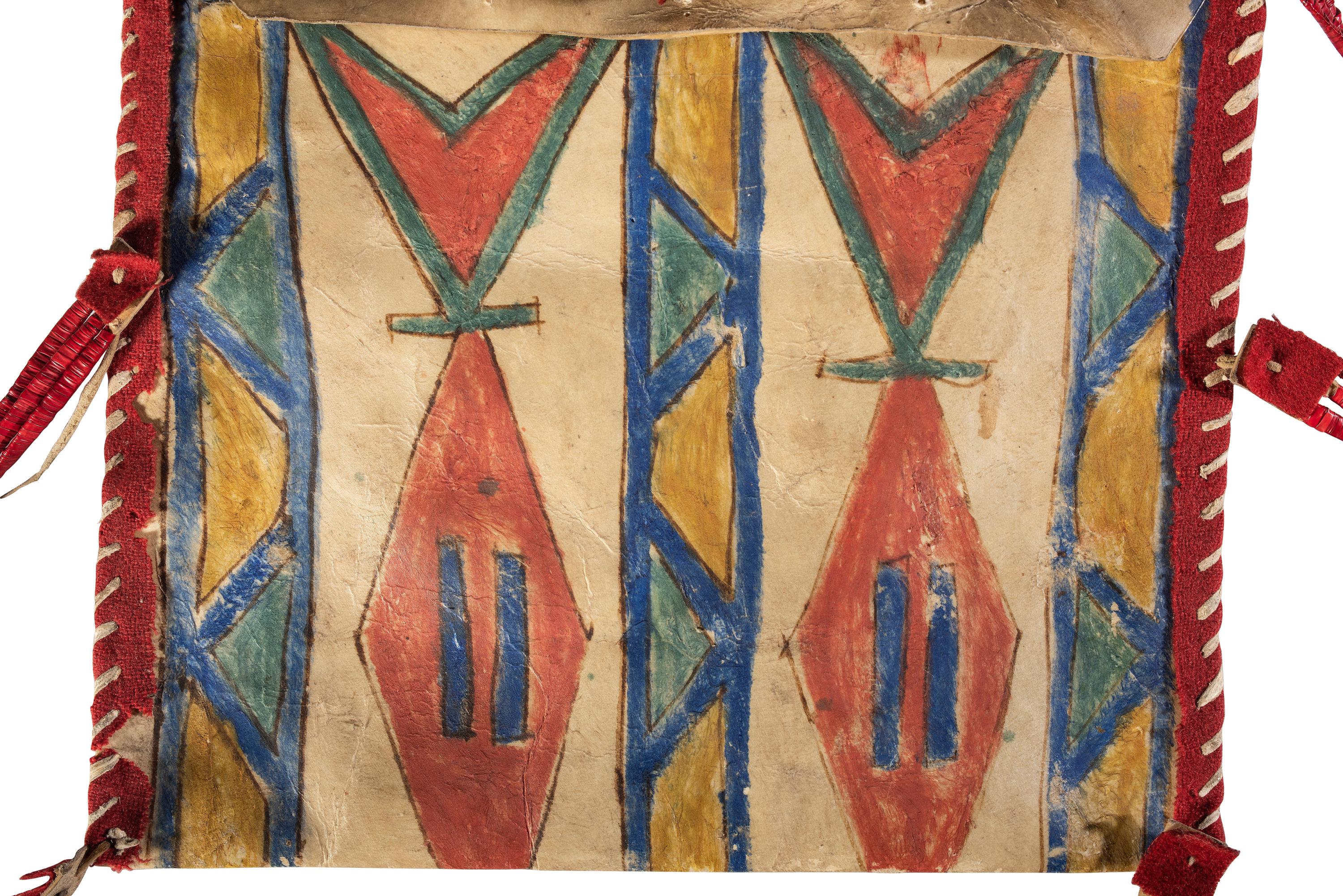 Sioux Painted Parfleche Envelope