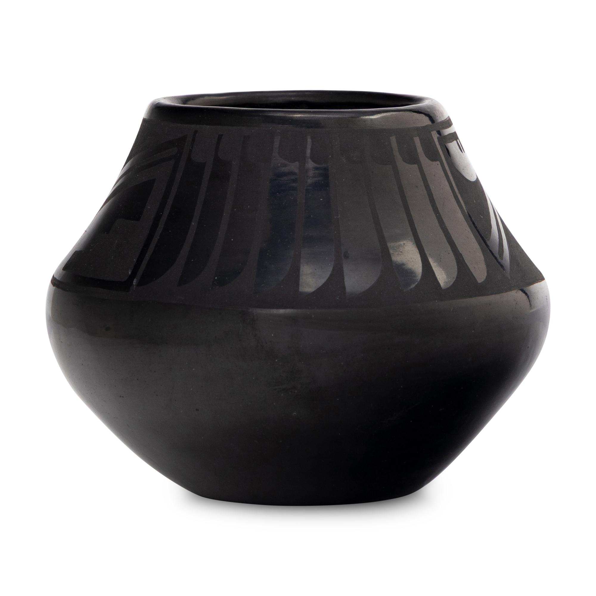 Blackware Pottery Jar