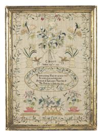 A Group of Three English or American Needlework Samplers